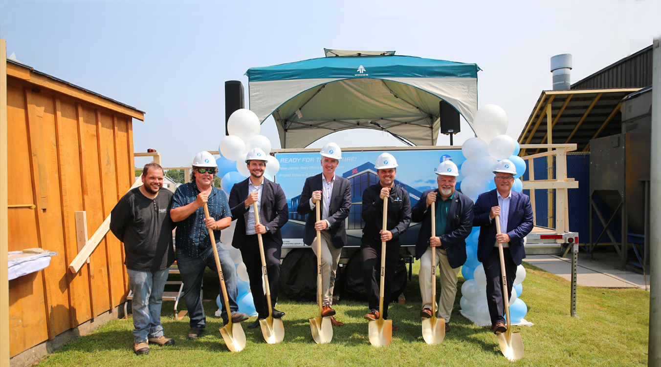 an image about James Ross Ltd's new office building's Groundbreaking ceremony